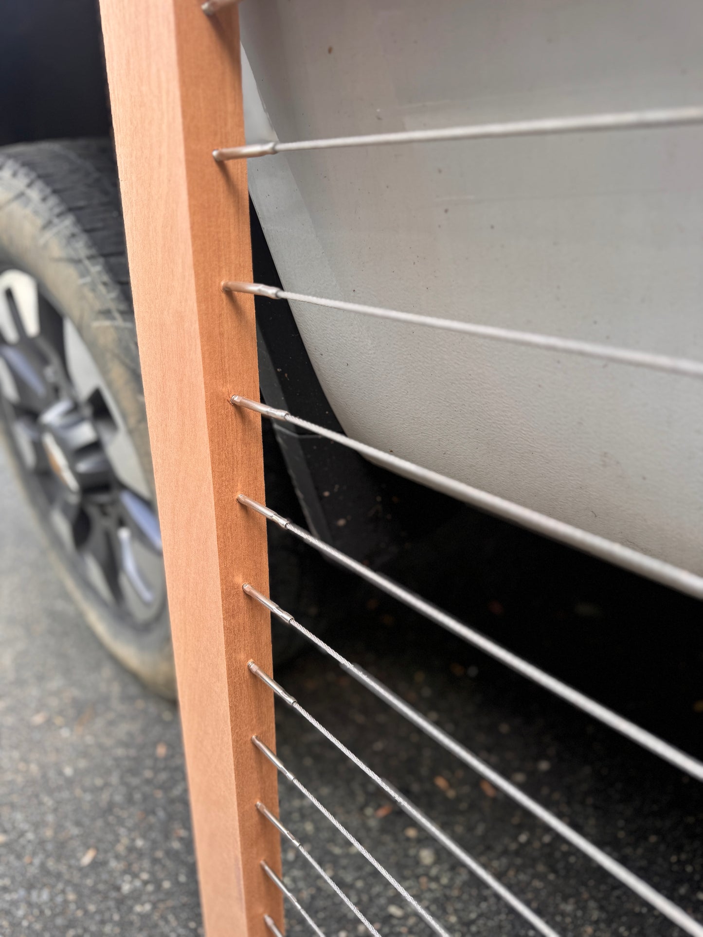 Cable Wire Patio Gate – Modern Outdoor Gate for Decks & Patios